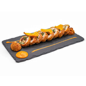 Flamenquín ibérico de pollo con queso manchego