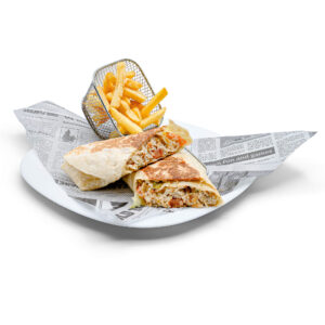 Wrap de ternera o pollo, a elegir